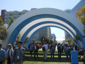 Dreamforce 2015 at Moscone Center San Francsico setup and show days.